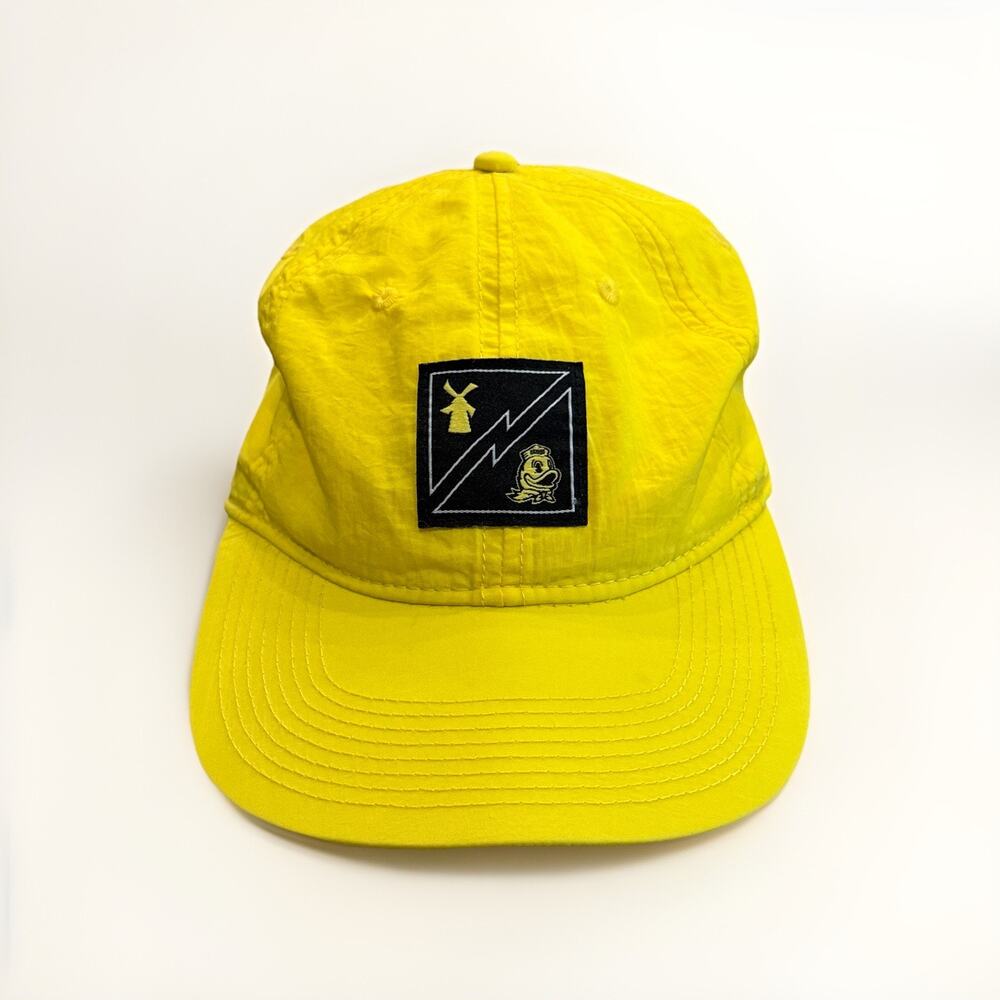 Dutch Bros Unisex Yellow Oregon Ducks Coffee Adjustable Strapback Hat Cap